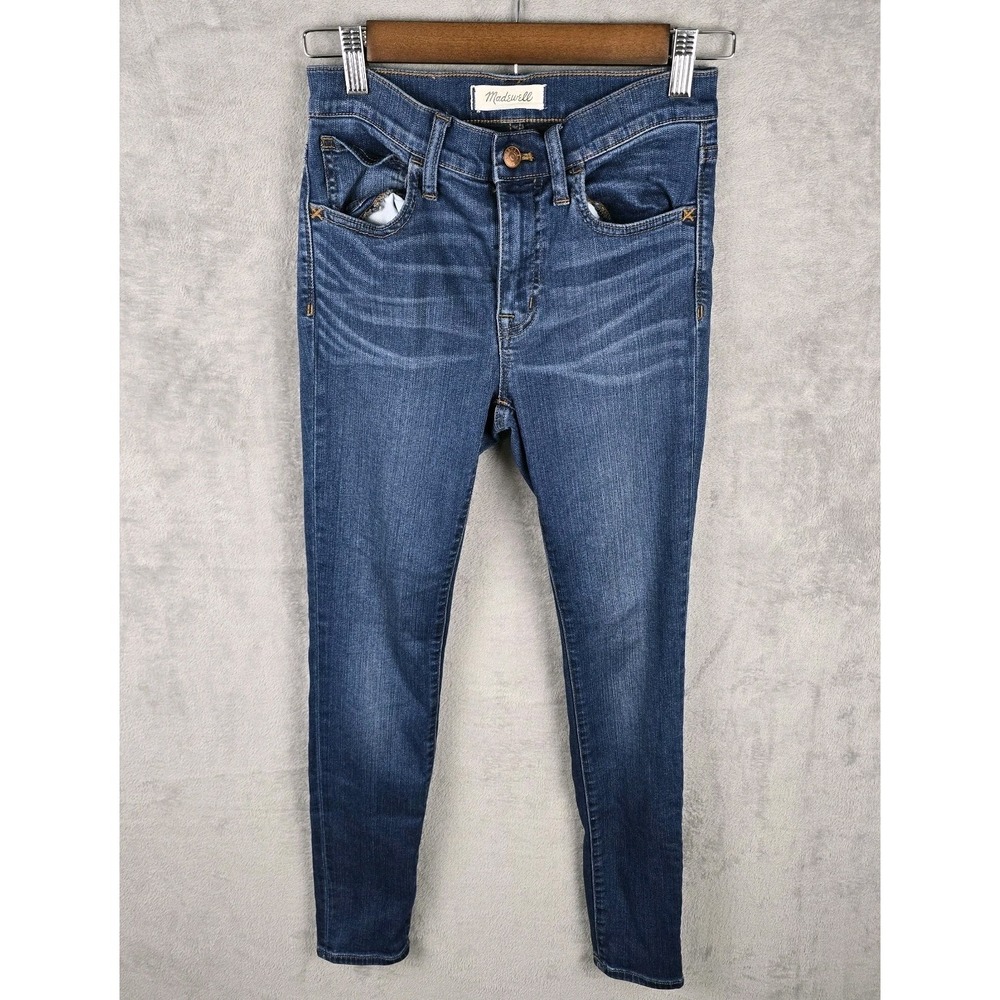 Madewell Roadtripper Skinny Jeans Dark Wash High Rise‎ Denim Size 25